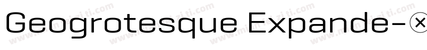 Geogrotesque Expande字体转换